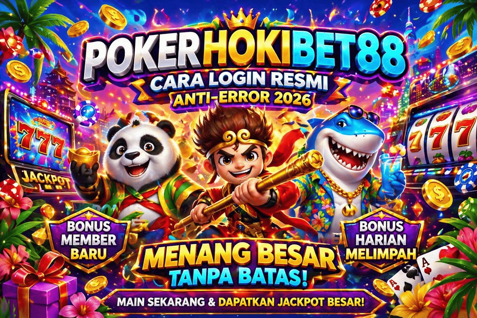 Banner POKERHOKIBET88 Link Login Resmi Hiburan Digital Terbaru 2026